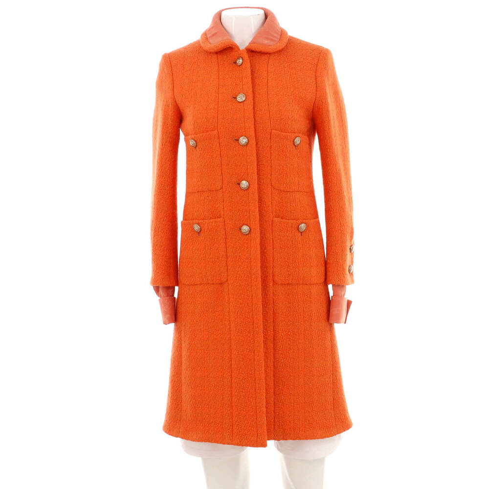 Chanel Women's Paris-Manchester Peacoat Wool Blend